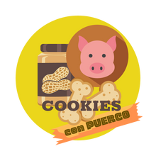 Cargar imagen en el visor de la galería, Galletas de crema de cacahuate con Puerco