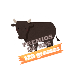 Cargar imagen en el visor de la galería, Premios de Res Para Perro - Proteína 100% (120gr)