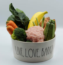 Cargar imagen en el visor de la galería, Comida de Pavo para perro - 60% Proteína y 40% Vegetales y fruta (300gr)