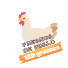 Cargar imagen en el visor de la galería, Premios de Pollo Para Perro - Proteína 100% (120gr)
