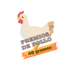 Cargar imagen en el visor de la galería, Premios de Pollo Para Perro - Proteína 100% (40gr)
