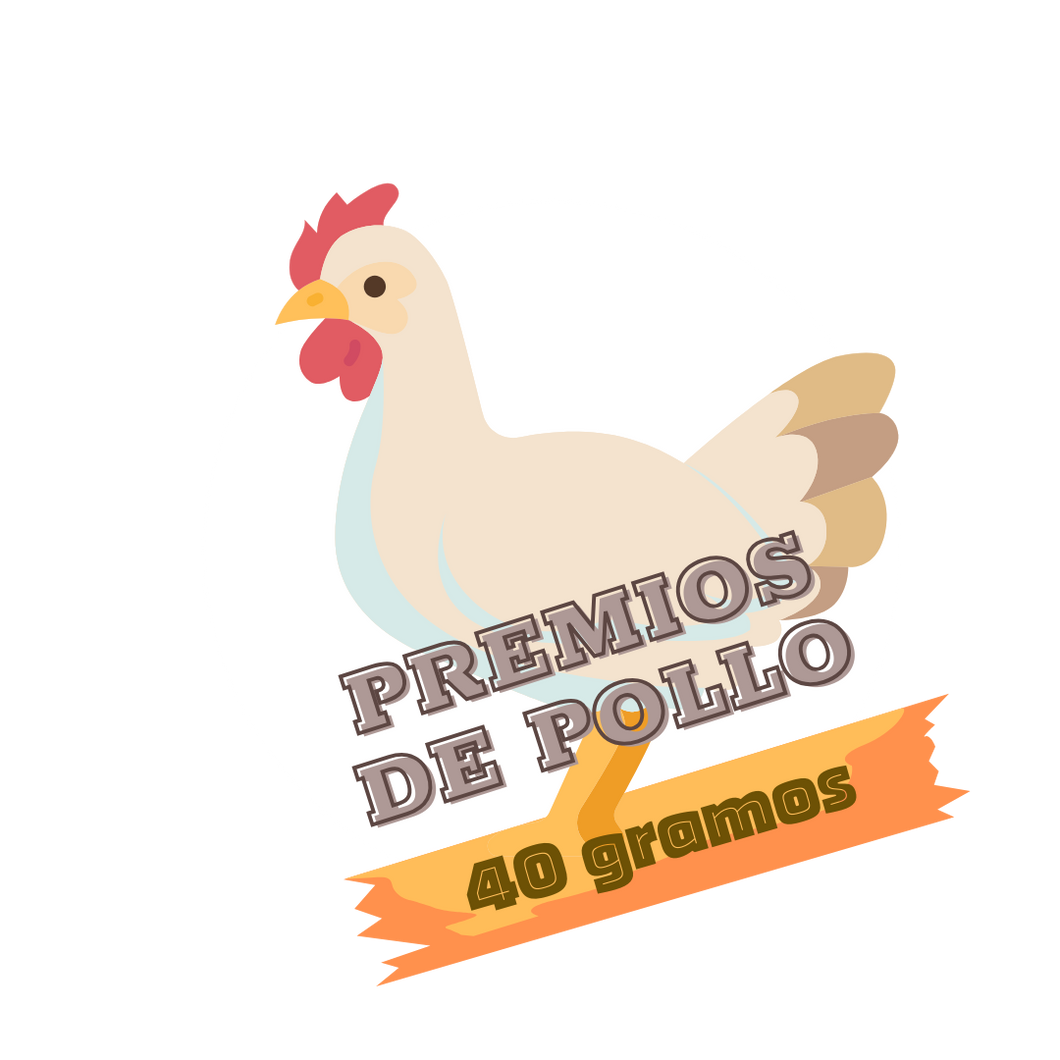 Premios de Pollo Para Perro - Proteína 100% (40gr)